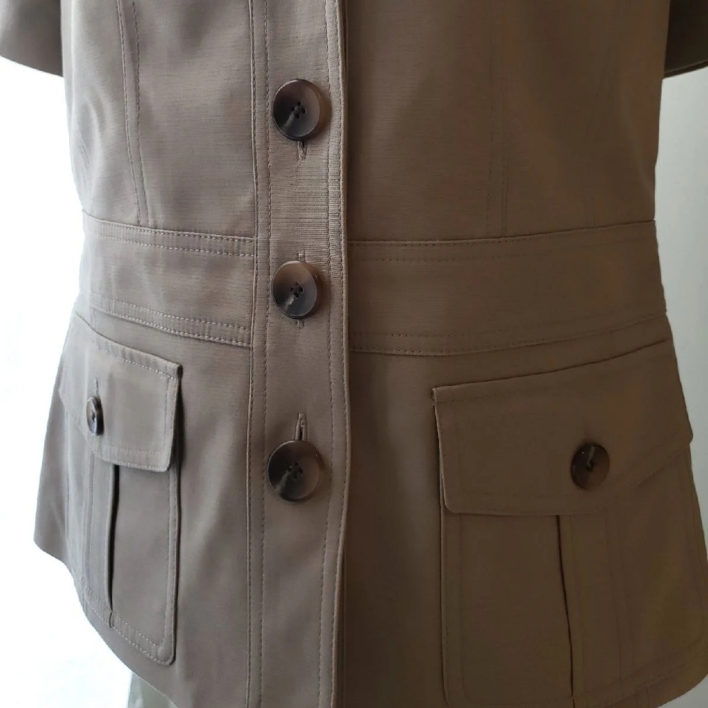 kasper 10 short sleeve blazer top jacket - Picture 2 of 9
